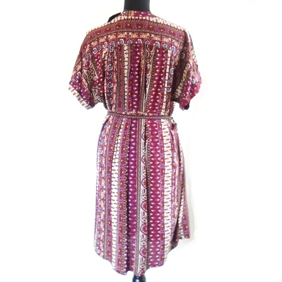 F21 Belted Patterned Shift Dress - Picture 7 of 7